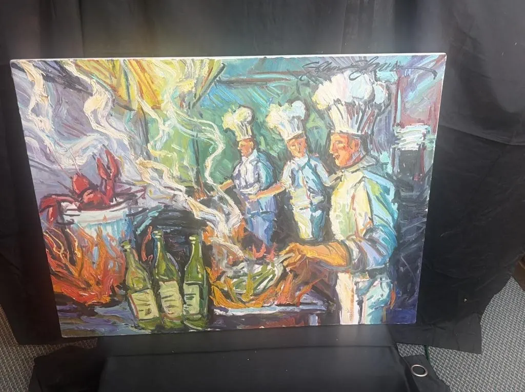 Crab Boil Painting on Canvas