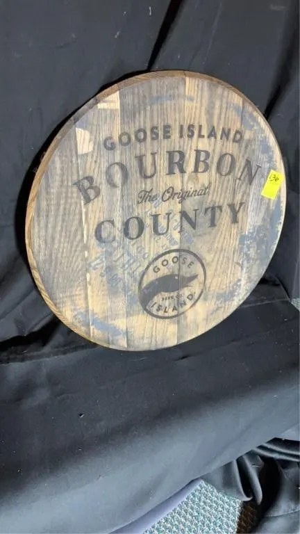 Attachable Goose Island Sign BARREL TOP