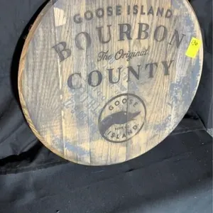 Attachable Goose Island Sign BARREL TOP