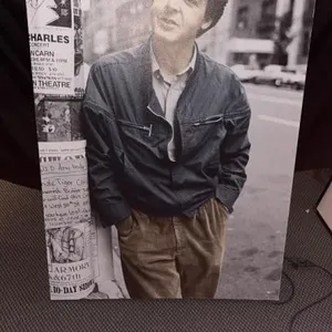 SIGNED PAUL McCARTNEY CANVAS