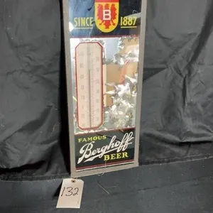 Glass Thermometer Collectable Sign