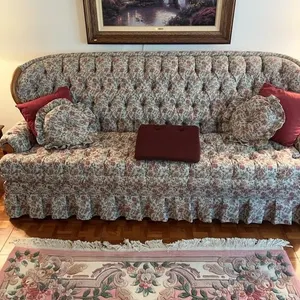 Upholstered Floral Chintz Sofa Loveseat Armchair a