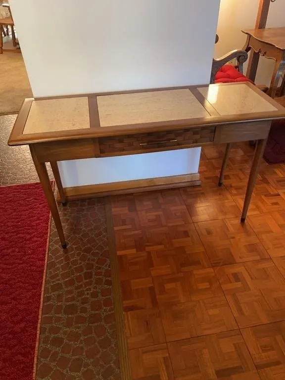 Mid Century Modern Lane Perception Walnut Console