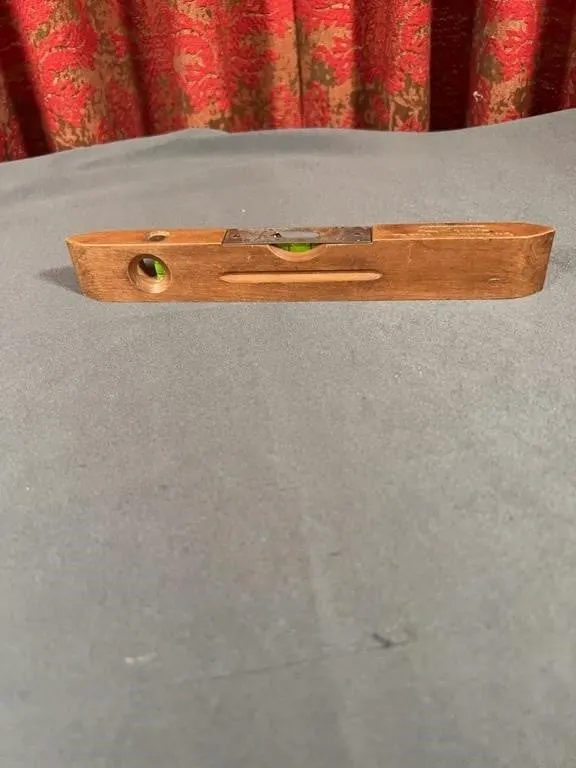Wooden Torpedo Spirit Level Advertising Wayne Brow