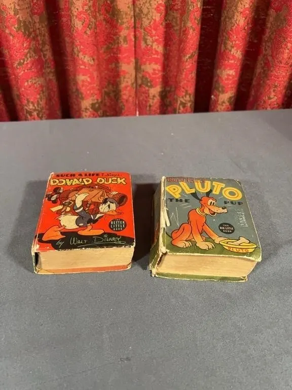 Walt Disney Big Little Books Donald Duck and Pluto