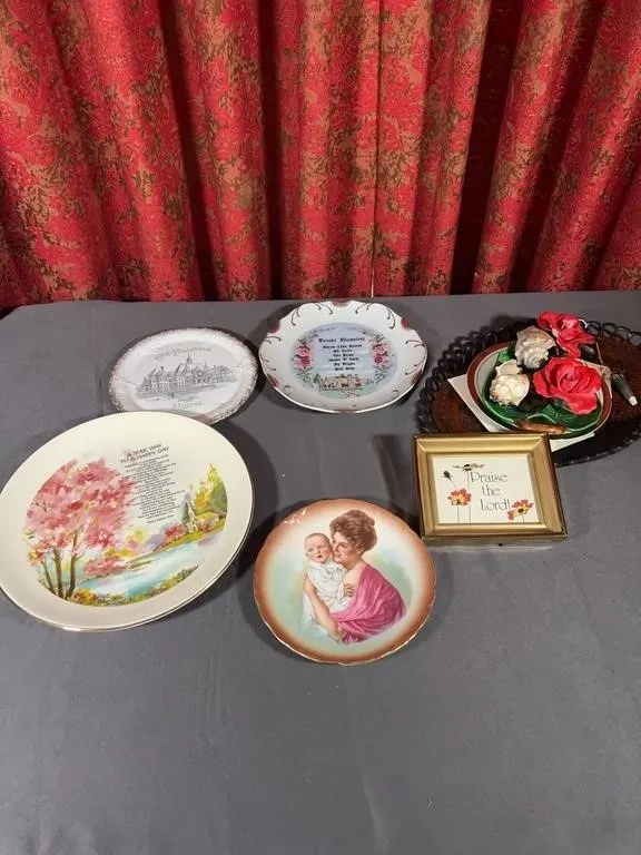 Collection of Decorative China Plates and Inspirat