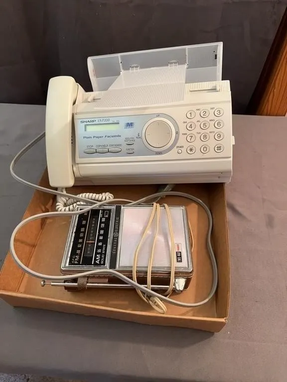 Sharp UX-P200 Plain Paper Facsimile Machine and Ge
