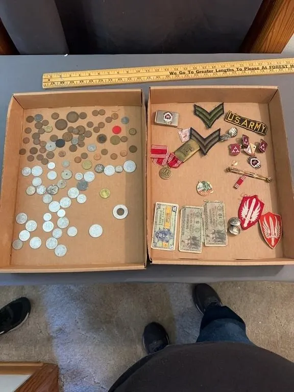 U.S. Military Insignia Medals MPC Currency and Wor