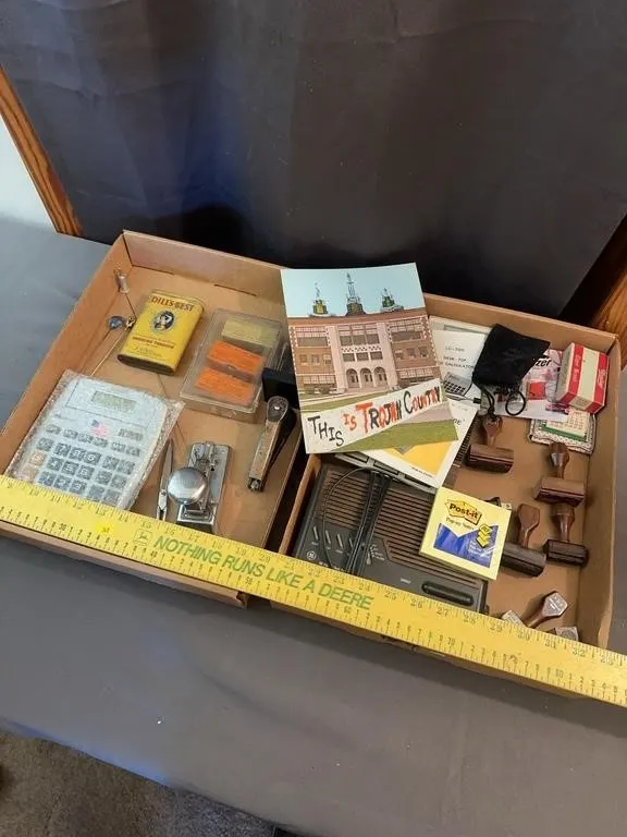Assorted Estate Collectibles Lot With John Deere Y