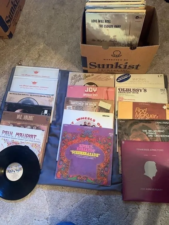 Large Assorted Vinyl LP Record Lot Classical Pop a