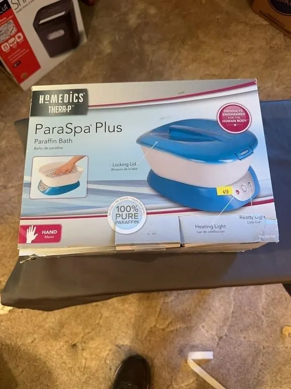 HoMedics Thera-P ParaSpa Plus Paraffin Wax Bath Wa