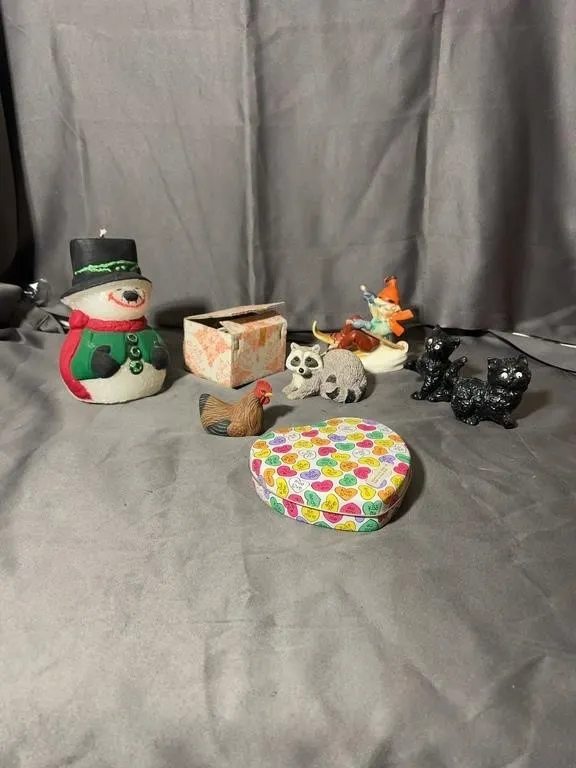 Collectible Figurines Snowman Candle Josef Origina