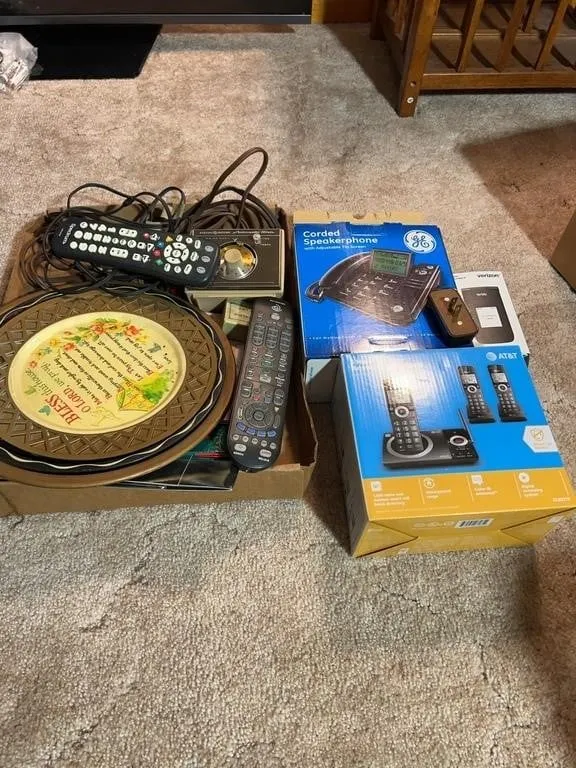 Home Telephones, Electronics, Remote Controls, and