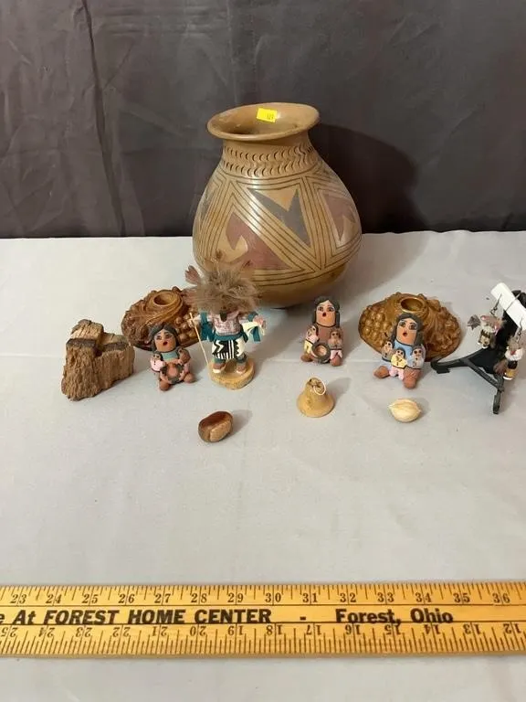 Southwestern Native American Style Pottery Ollas S