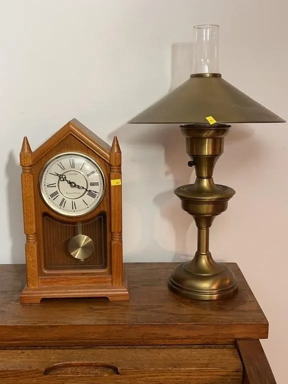 Linden Westminster Whittington Mantle Clock and Br