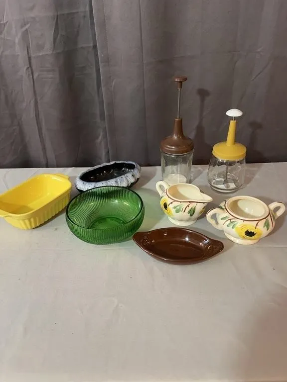 Retro Tableware Lot Pfaltzgraff Dish E O Brody Gla