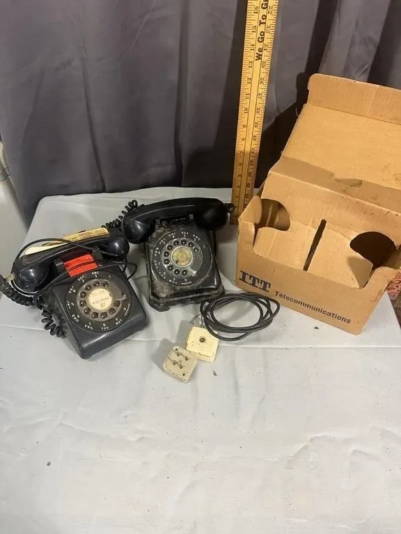 ITT and Western Electric Style Rotary Dial Teleph