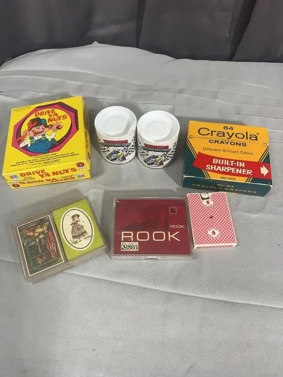 Milton Bradley Drive Ya Nuts Game With Rook Playin