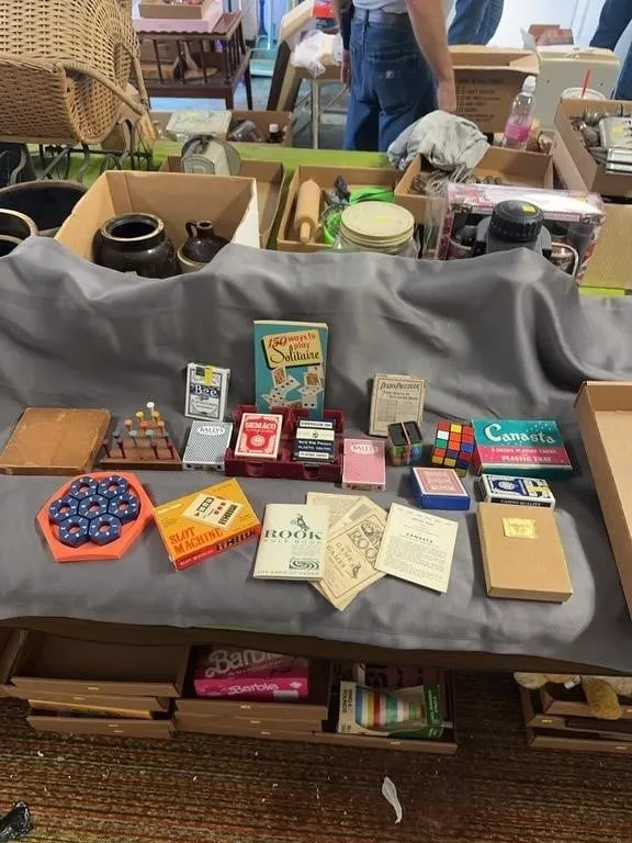 Tabletop Puzzle Games and Playing Cards Collection