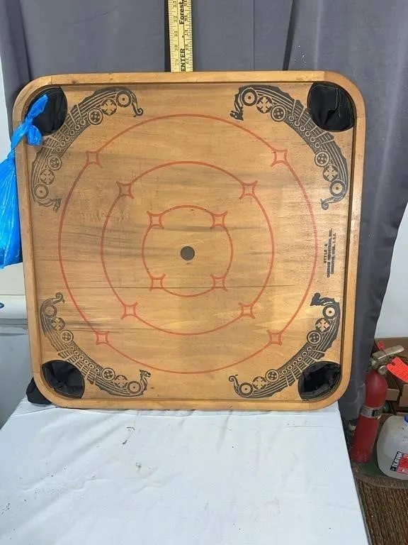 Carrom Industries Style Q Wooden Game Board With C