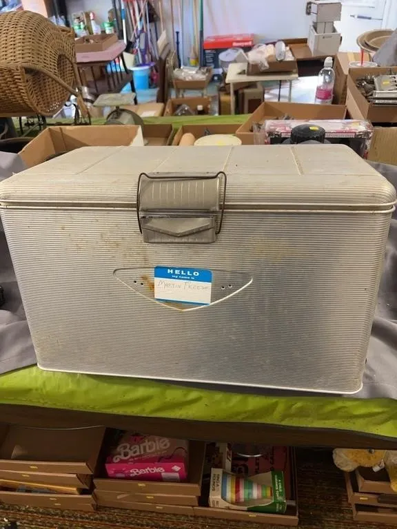 Poloron Thermaster Aluminum Ice Chest Camping Cool