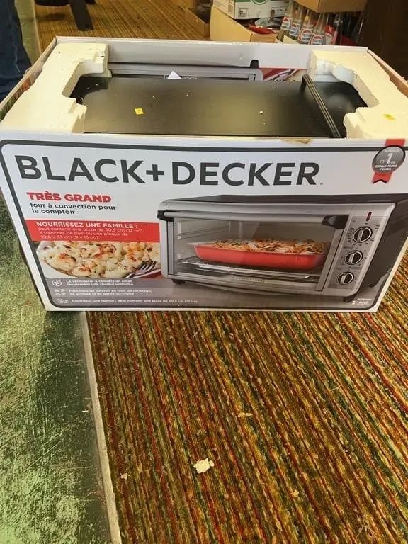 Black+Decker Extra-Wide Convection Countertop Toas