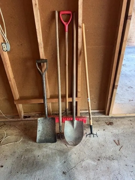 Assorted Long Handled Garden Tools Including True