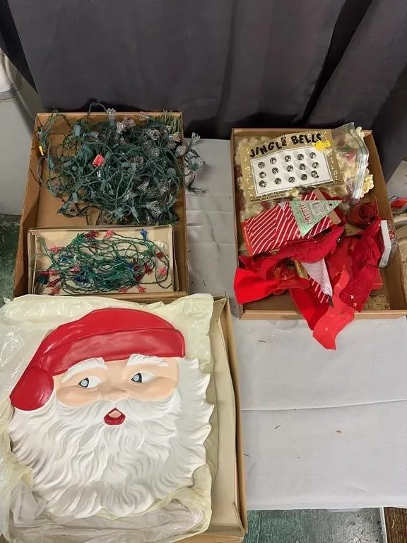 Holiday Decor Collection Featuring Ceramic Santa F