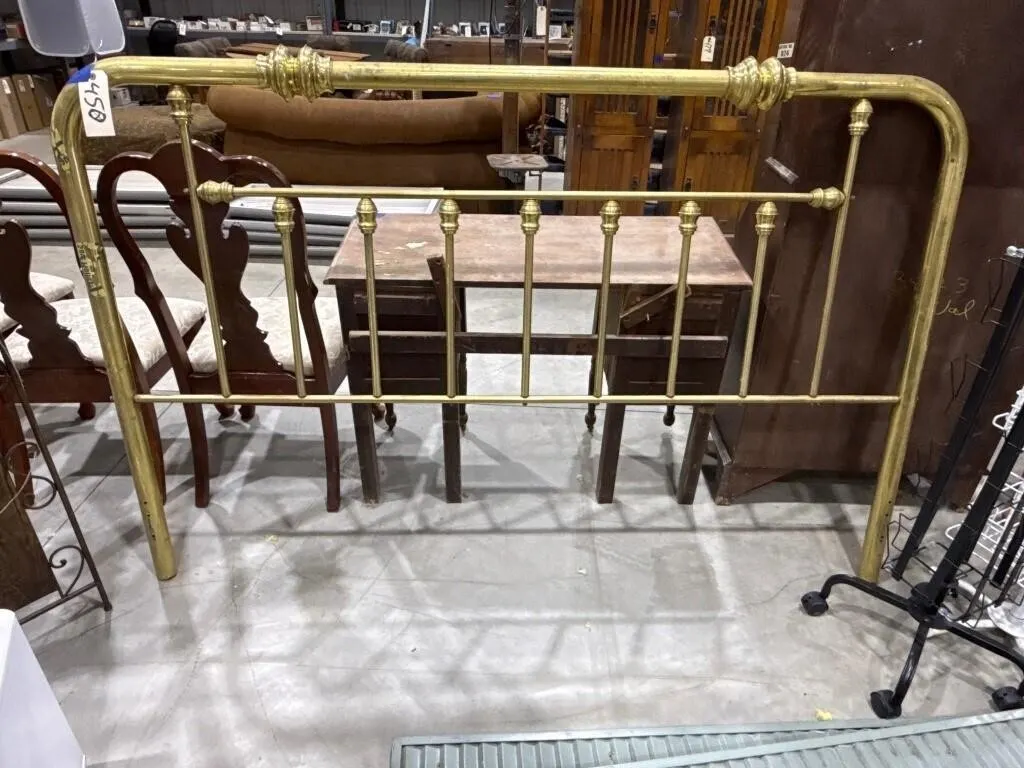 Brass Headboard 75"