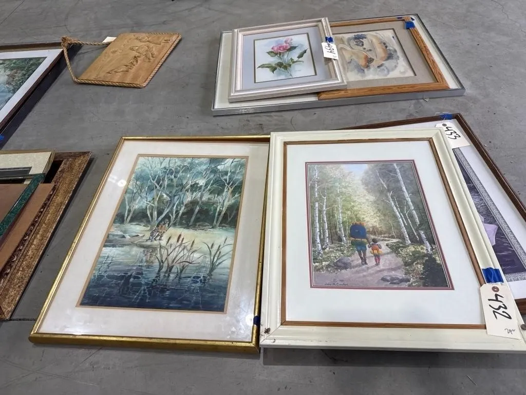 2 Pcs - John Crawford Framed Print - Sibyl Smith P
