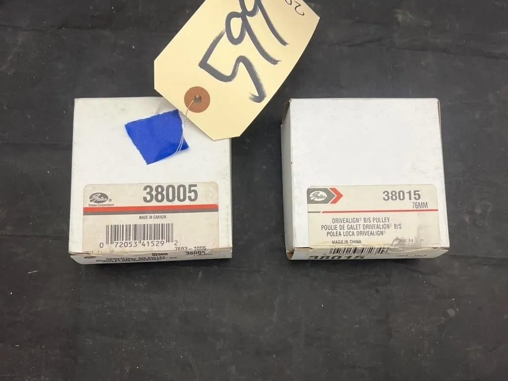 2 Pcs - Gates Driveline BS Pulleys
