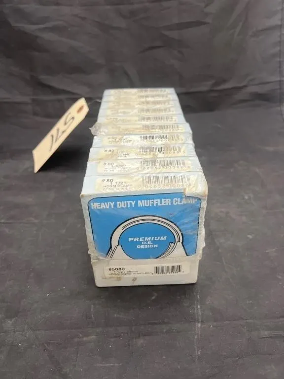 10 Pcs - NI Exhaust Clamps 1-1/2"