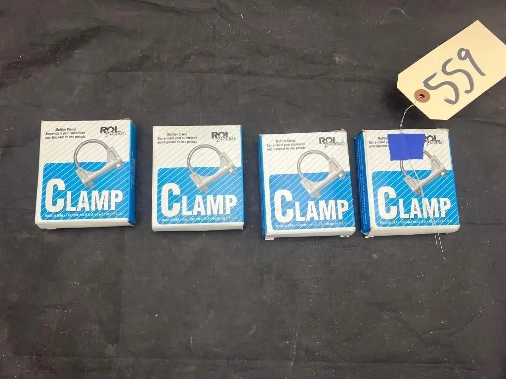 4 Pcs - ROL Exhaust Clamps 1-3/4"