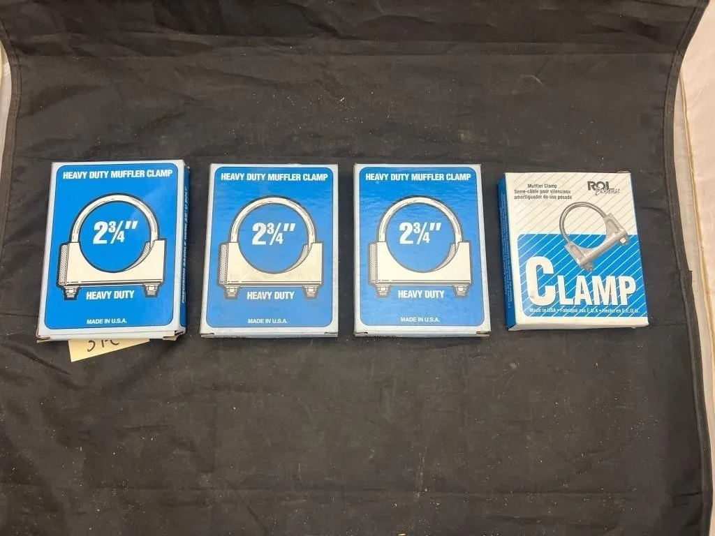 4 Pcs - NI Exhaust Clamps 2-3/4"