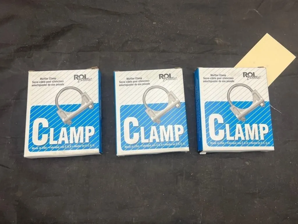 3 Pcs - ROL Exhaust Clamps 3"