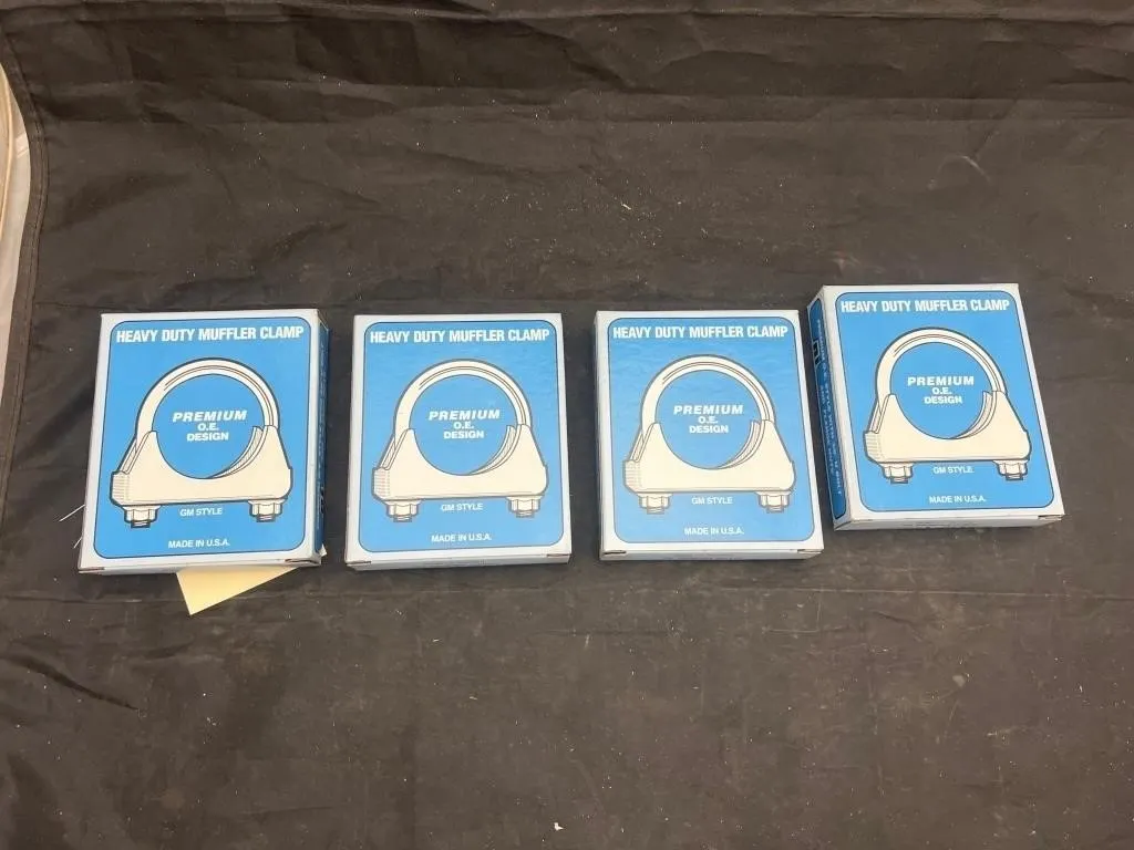 4 Pcs - NI Exhaust Clamps 1-1/2"