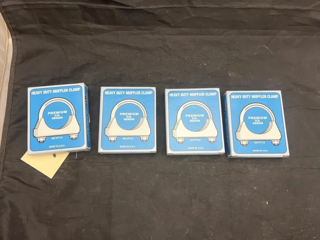 4 Pcs - NI Exhaust Clamps 1-1/2"