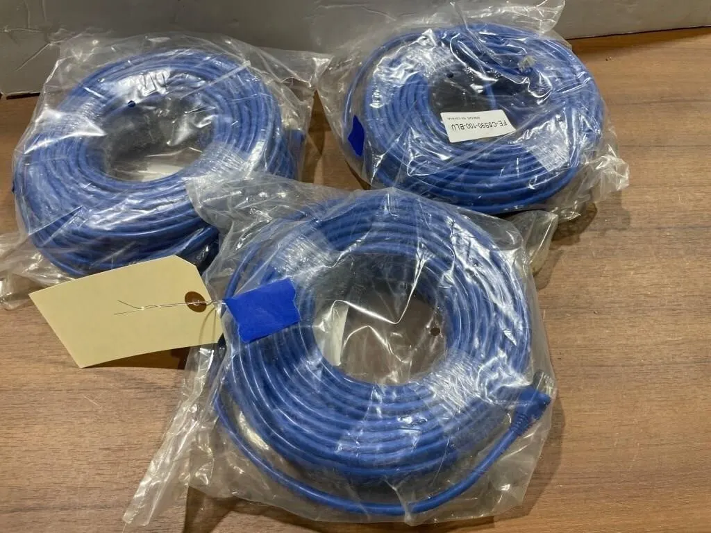 3 Pcs - Ethernet Cables - NIP