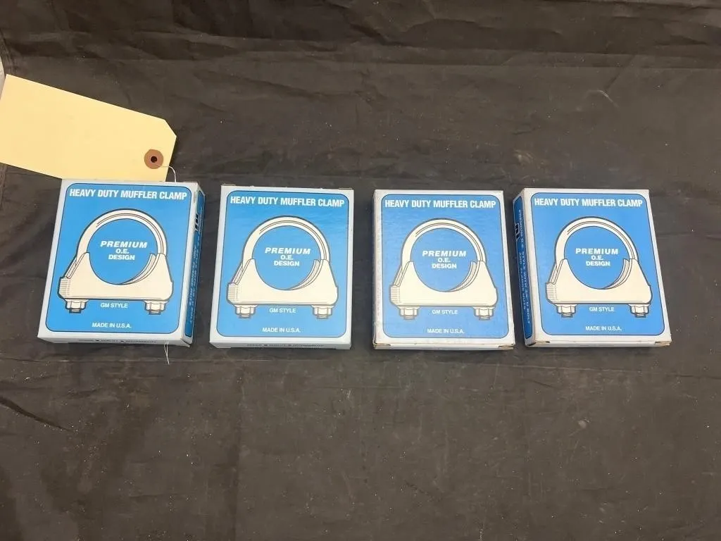 4 Pcs - NI Exhaust Clamps 1-1/2"