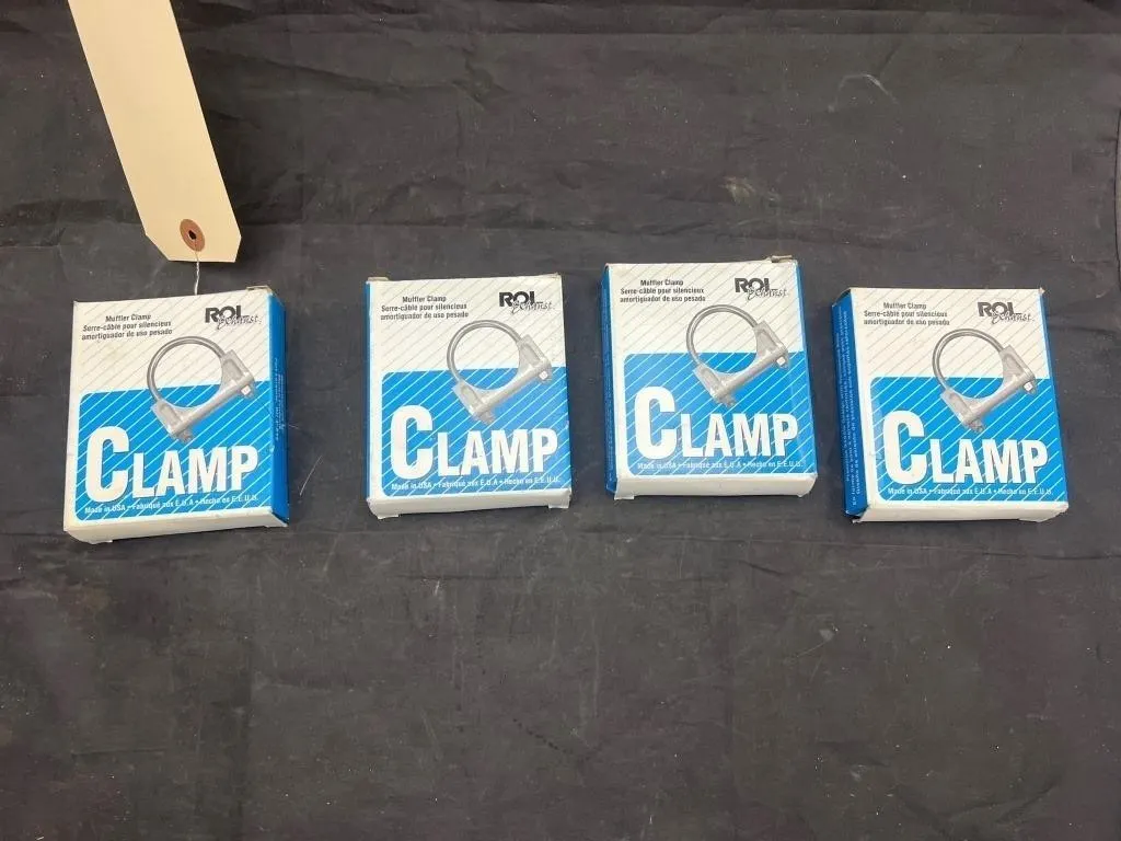 4 Pcs - ROL Exhaust Clamps 1-3/4"