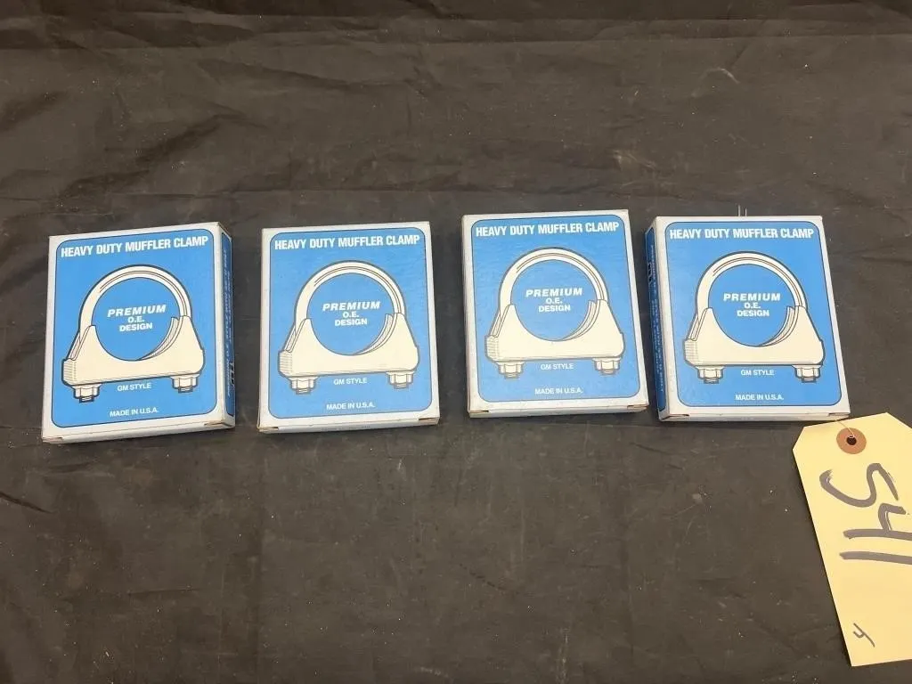 4 Pcs - NI Exhaust Clamps 1-1/2"