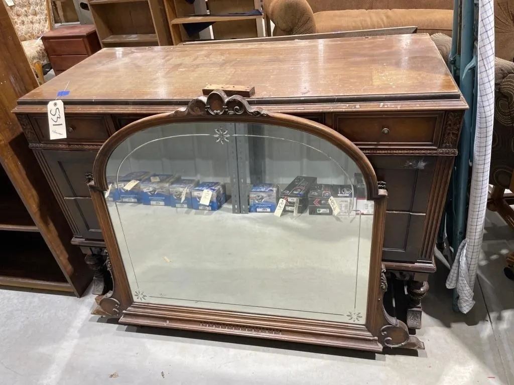 5-Drawer Dresser w/Mirror 54"L x 23"W x 37"H