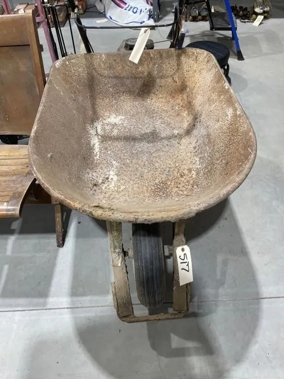 Metal Wheelbarrow