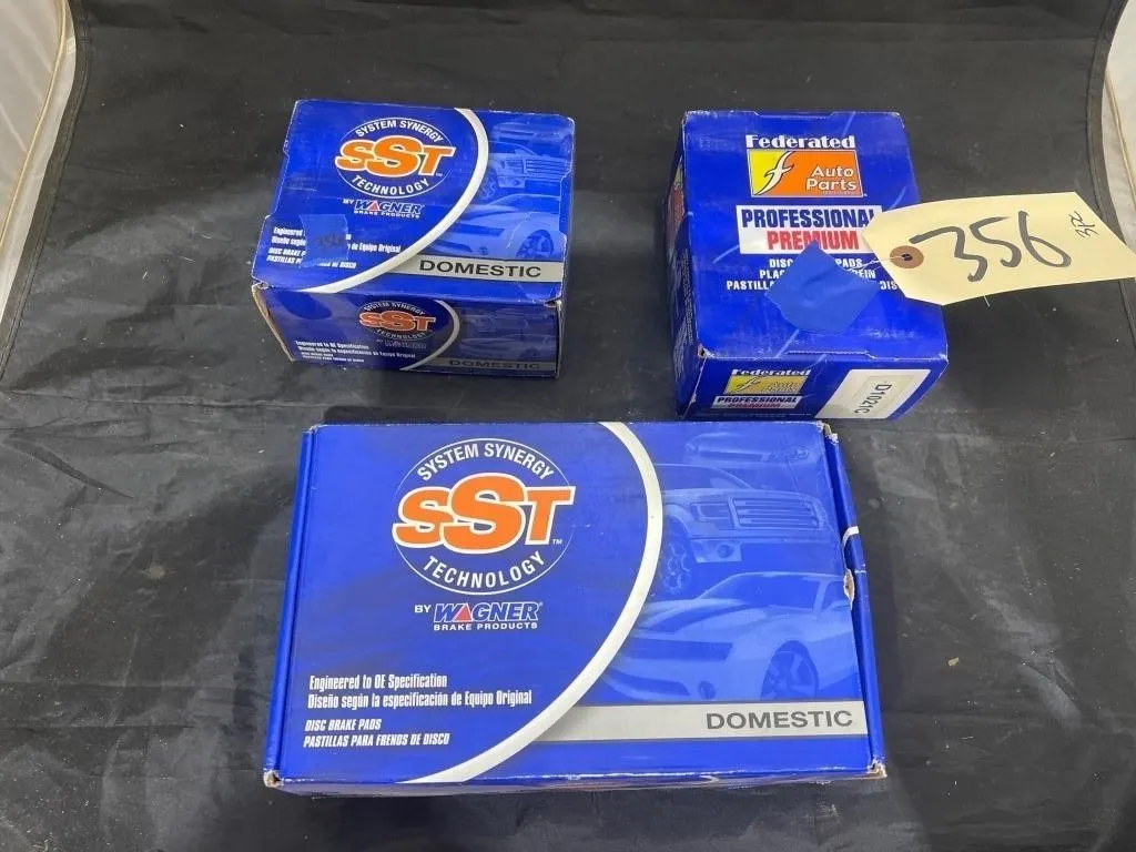 3 Pcs - SST & Federated Auto Parts Brake Pads