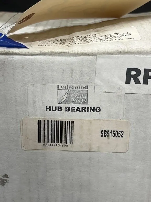 Federated Auto Parts Hub Bearing
