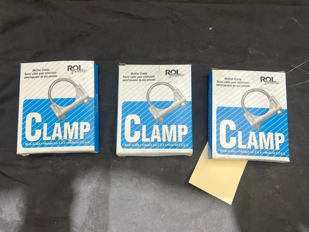 3 - ROL Exhaust Clamps 2-3/4"