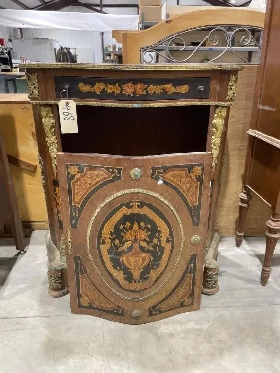 1-Drawer Oriental Style Hall Table - As Is