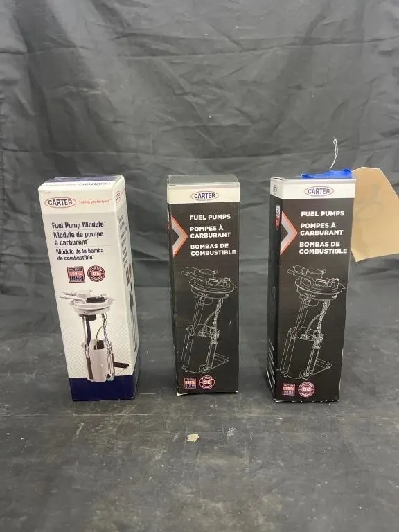 3 - Carter Fuel Pump Sock Filters