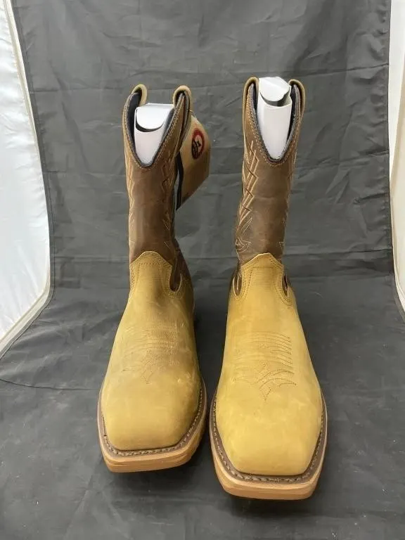 Red Wing Irish Setter Slip On Steel Toed Boots Sz