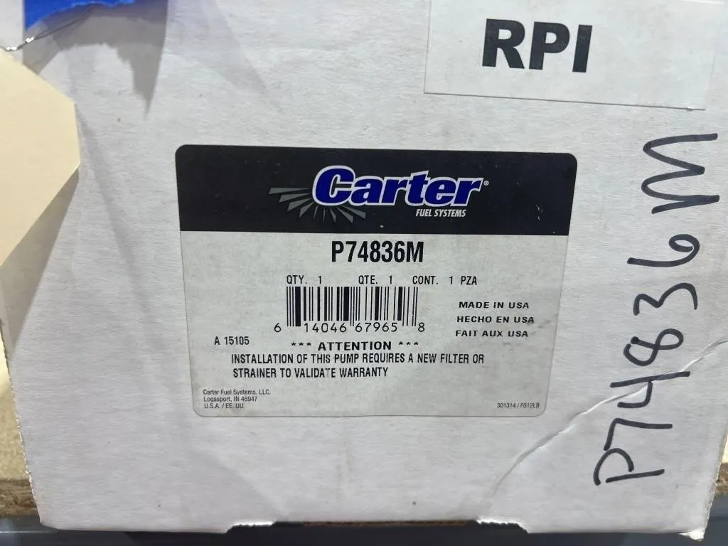 Carter Fuel Pump